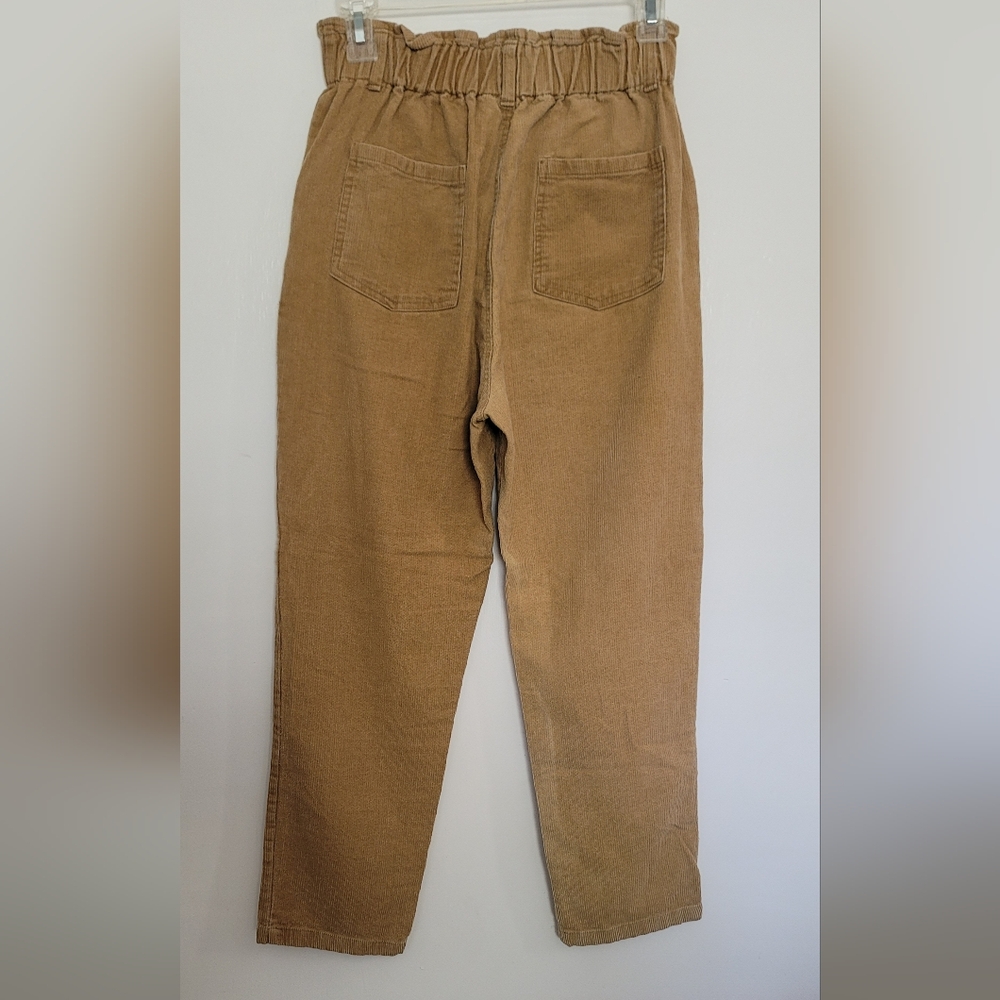 12th Tribe Sandstorm Camel High-Waisted Corduroy Pants - Picture 4 of 9